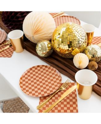 Solid Shade Colors Paper Party Cups, Set of 8