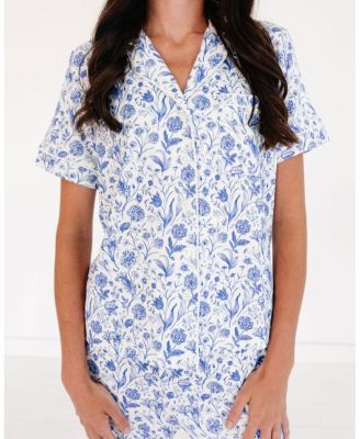 Porcelain Vine Bamboo Pajama Set