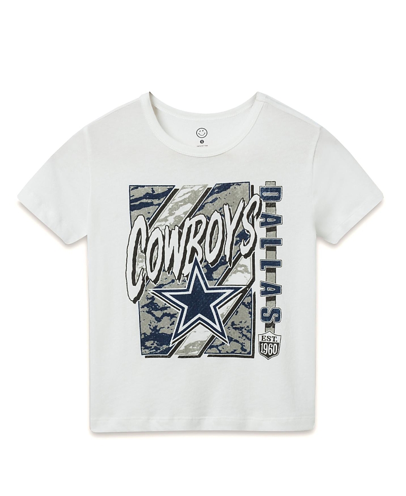 Junk Food Clothing Unisex Nfl Dallas Cowboys Icon Tee - Little Kid, Big Kid In Black