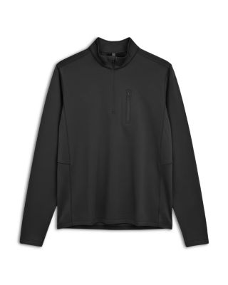 Overzip Mock Neck Sweatshirt
