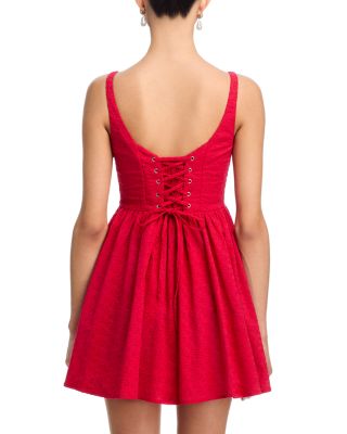 Scoop Neck Mini Dress - Exclusive