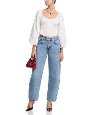 Bow Back Peasant Top - Exclusive