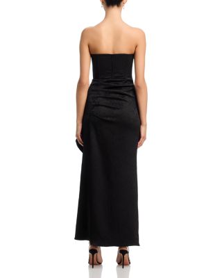Strapless Draped Dress - Exclusive