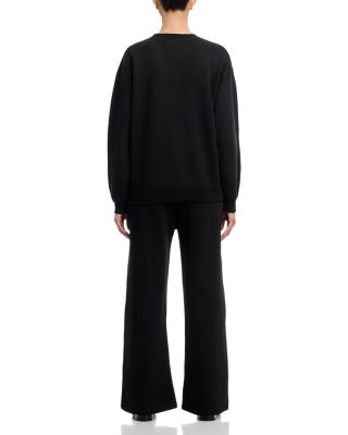 Rose Skull Wide Leg Sweatpants - Exclusive