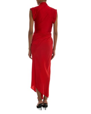 Asymmetric Twist Dress