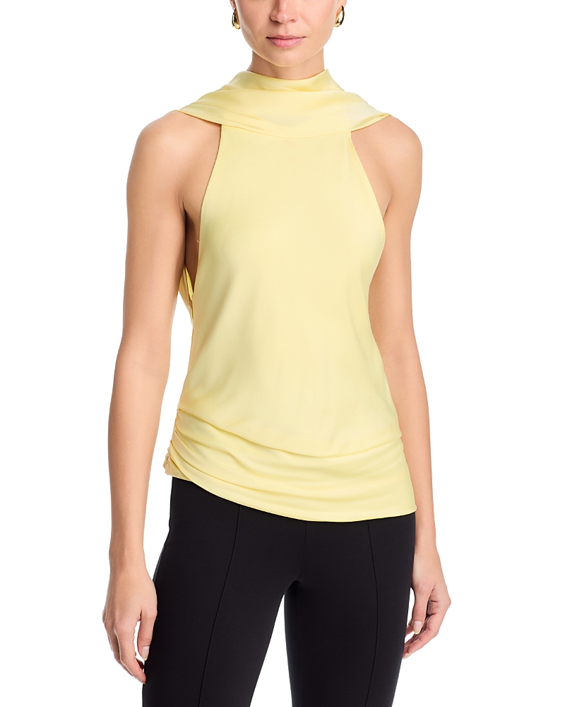 Simkhai Samira Draped Neck Top