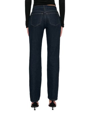 Greer Mid Rise Straight Jeans in Ondine
