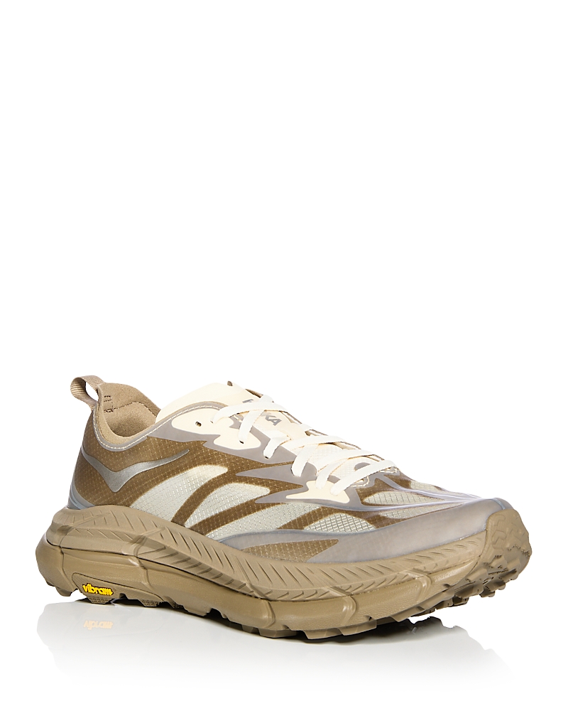Hoka Men's Mafate Speed 4 Lite Sneakers in Tree Bark/Cast Iron