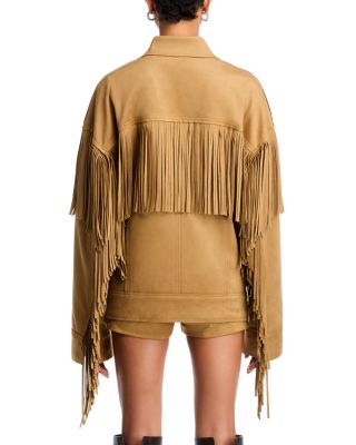 Fringe Oversized Jean Jacket