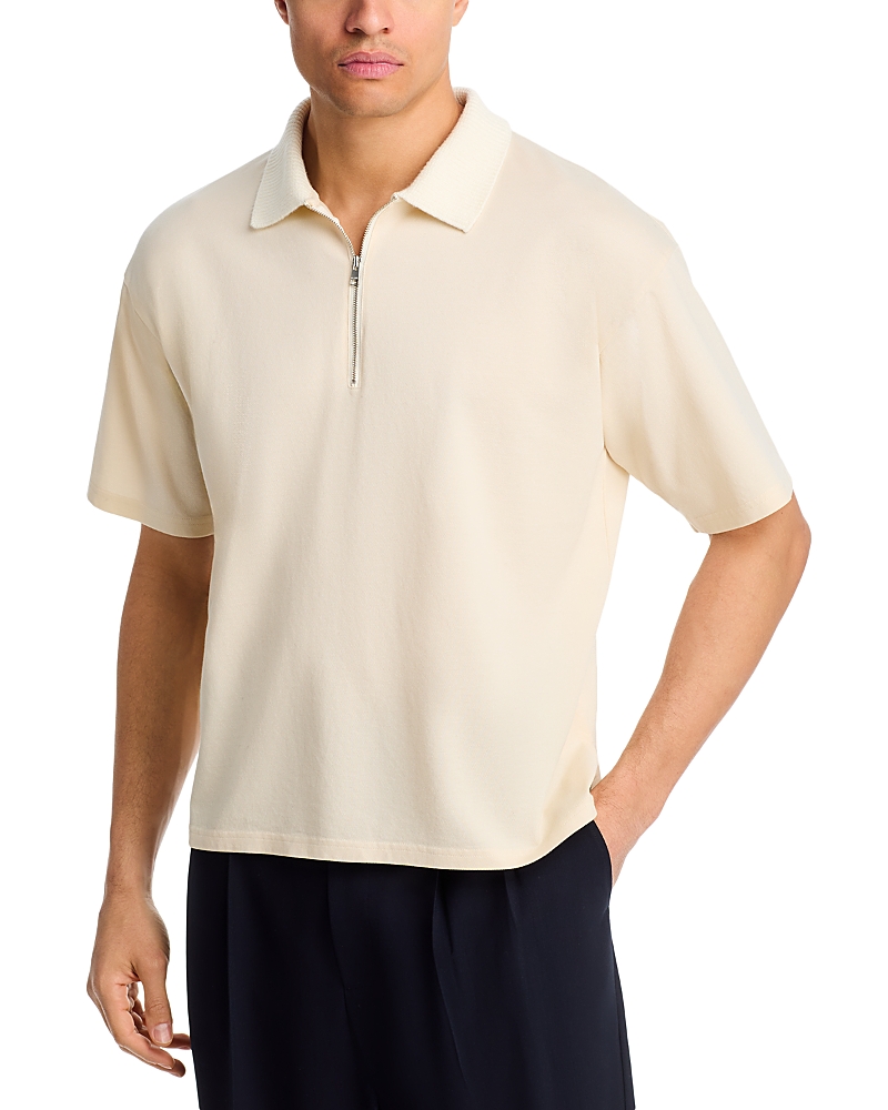 Frame Zip Polo Shirt