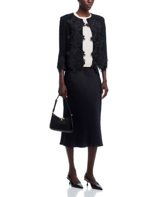 Heritage Floral Lace Appliqu&eacute; Knit Jacket