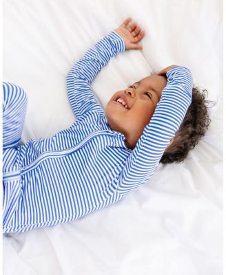  Boys' Cobalt Stripe Bamboo Sleeper - Baby