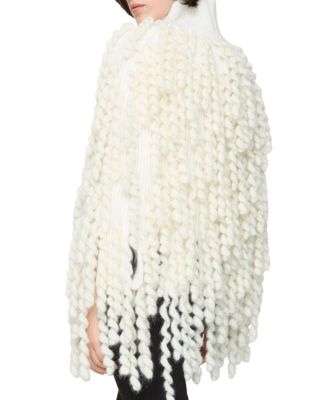 Wool Mohair Blend Cape