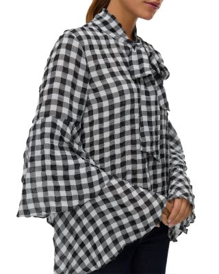 Sia Long Sleeve Flounce Top