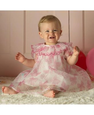  Girls' Bow Organza Dress - Baby