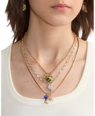 Charm Triple Layer Necklace