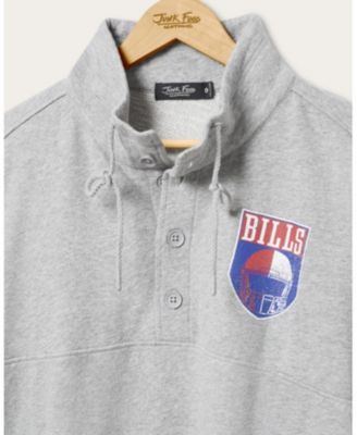 Unisex NFL Buffalo Bills Slant 1/4 Button Up Fleece