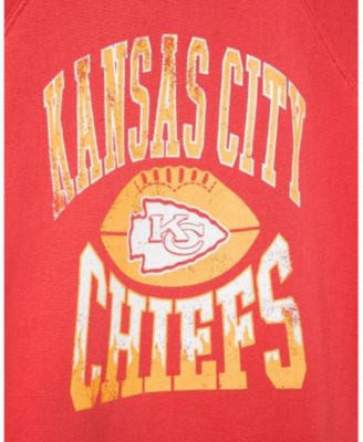 Unisex NFL Kansas City Chiefs Hot Route Raglan Fleece - Little Kid, Big Kid