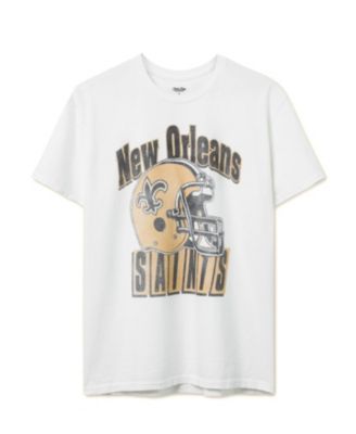  Unisex NFL New Orleans Saints Throwback Helmet Flea Market Tee