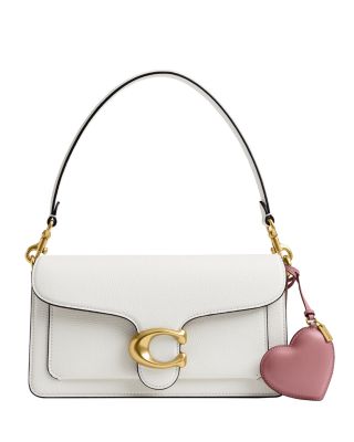 Heart Puffy Leather Bag Charm