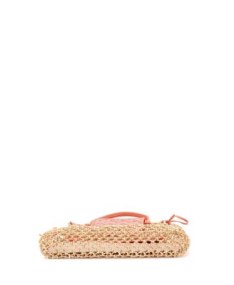 Aligre Bag Raffia Net with Coated Canvas