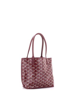 Mini Anjou Reversible Tote Coated Canvas