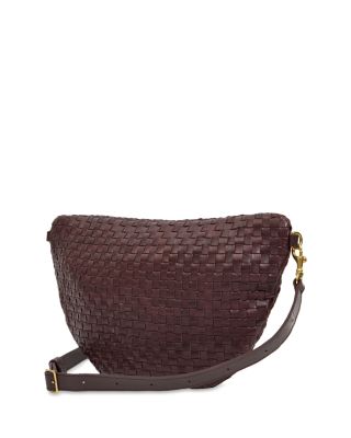 Grande Woven Checker Leather Fanny Pack