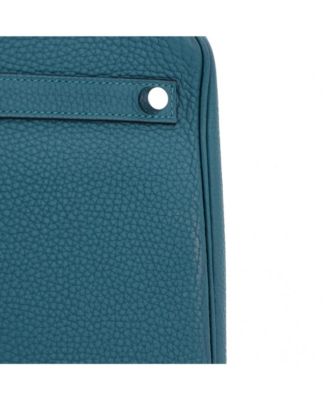 Birkin 25 Handbag Green Togo with Palladium Hardware