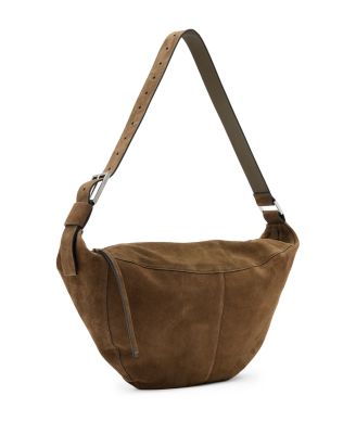 Luna Suede Shoulder Bag