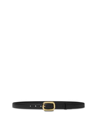 The Rounded Buckle Leather Belt
