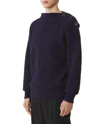  Wool Sweater with Diamond Detail