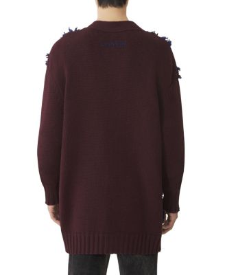  Oversized Cardigan in Jacquard