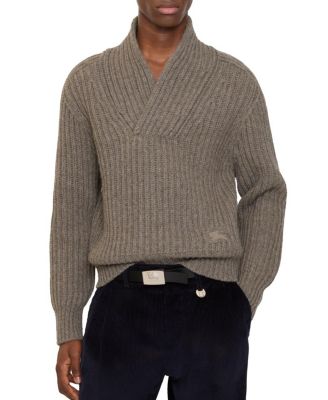 Shawl Collar Wool Sweater