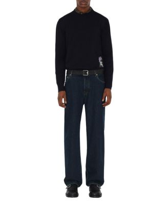 Check Label Wool Sweater