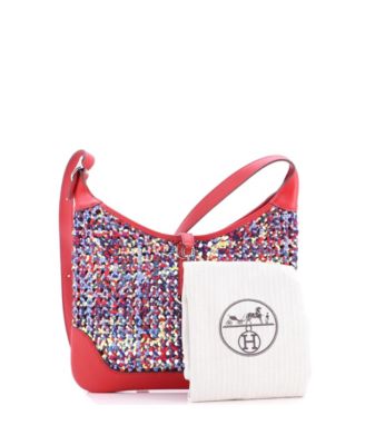 31 Trim Duo Bag Printed Silk and Leather