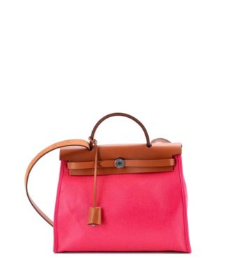 31 Herbag Zip Berline Vache Canvas and Leather