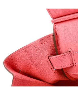 Birkin 30 Handbag Pink Epsom with Palladium Hardware