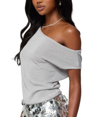  Holly Glitter Off Shoulder Top