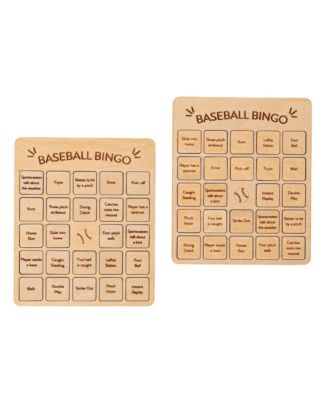 Baseball Bingo Set of 2 by Woodtech - For 11+ Ages