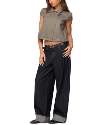  Haislee Plaid Tailored Shirt