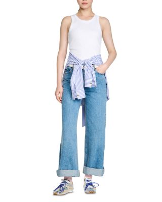 Evie Beaded Ribbed Top