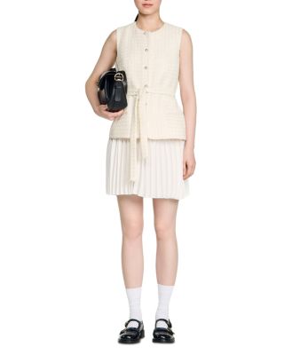 Bloom Mixed Media Short Dress