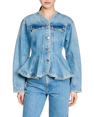 Beaded Denim Jacket