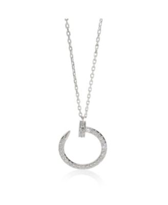 Juste Un Clou 18k White Gold Pendant