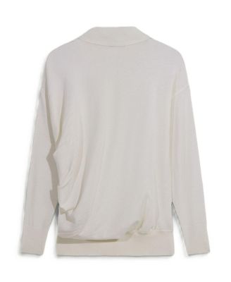  Relaxed Polo Knit Sweater