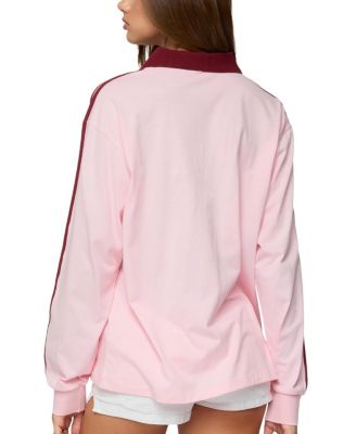 Brooklyn Contrast Oversized Rugby Shirt