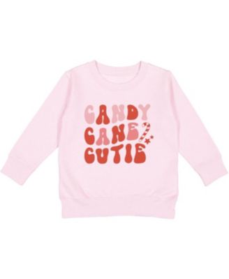 Girls' Candy Cane Cutie Christmas Sweatshirt - Baby, Little Kid