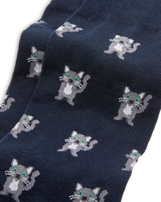 Miro Cat Crew Socks 