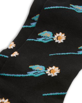 Flower Stem Crew Socks