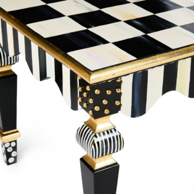 Courtly Check & Stripe Coffee Table